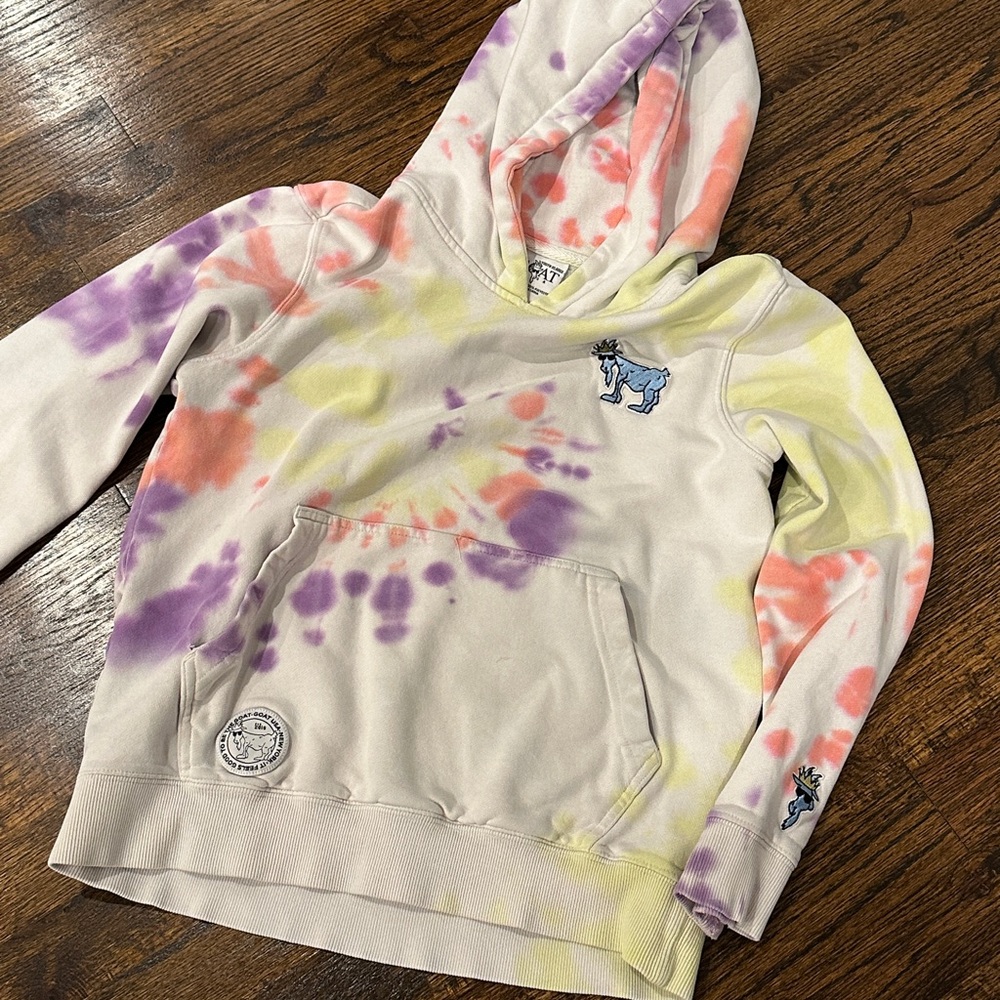 GOAT USA Tye-dye Hoodie w/ Embroidered Logo